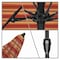 California Umbrella 7.5' Bronze Aluminum Market Patio Umbrella, Sunbrella Astoria Sunset 194061336380 - alternate 2